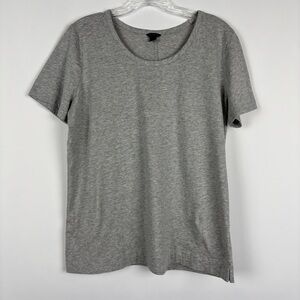 Ann Taylor Basic Gray Women's top with strip down back. L